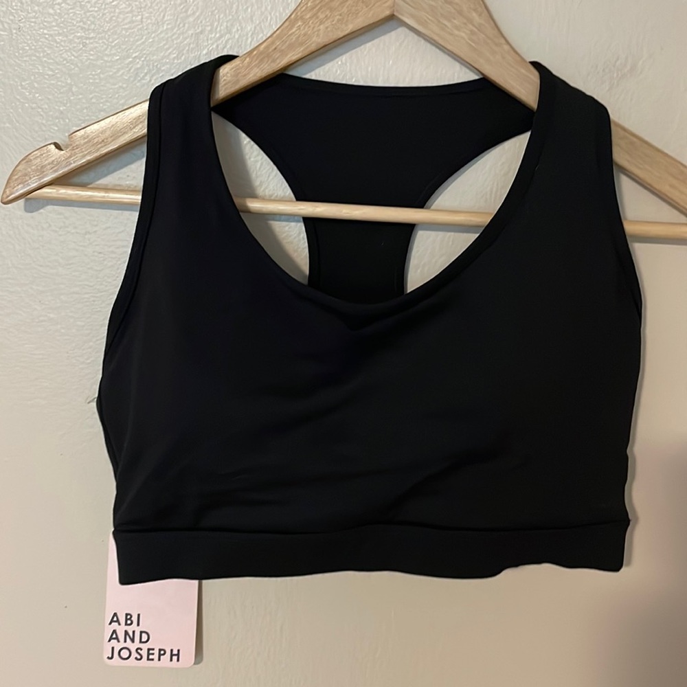 NWT ABI AND JOSEPH Run Swim High Support Sports Bra. Medium